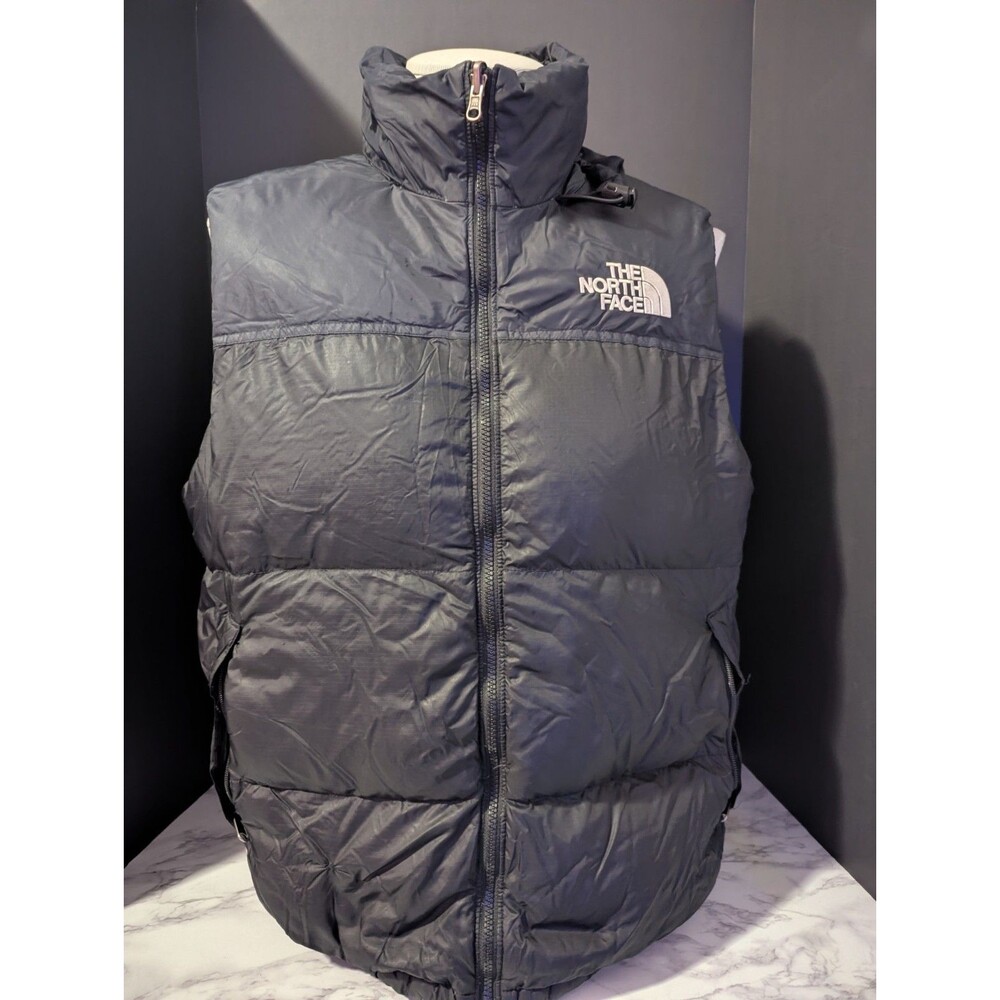 The North Face 1996 Retro Nuptse 700 Down Puffer Vest Black Men's Size Large L